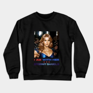 Stormy Daniels I Am With Her Crewneck Sweatshirt